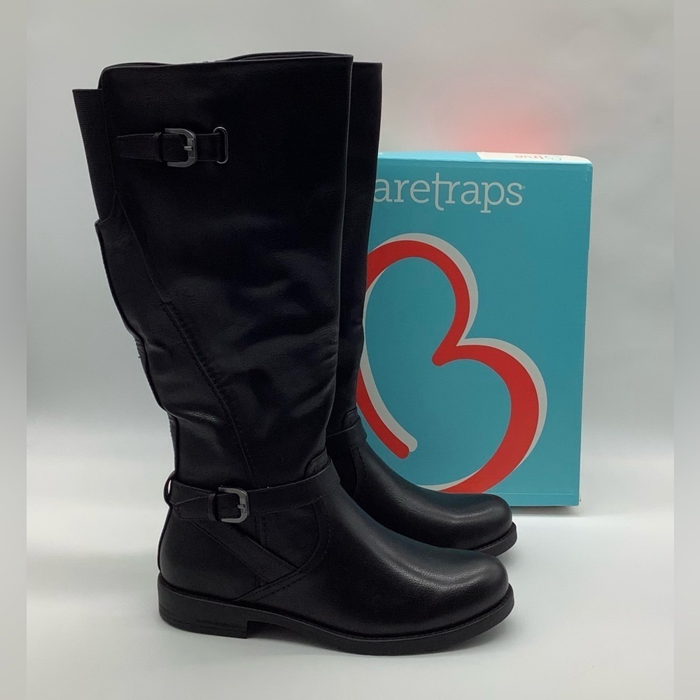Baretraps Cassidy Black Knee High Boots | Vegan | Size 7.5 l New with Box - Picture 13 of 13